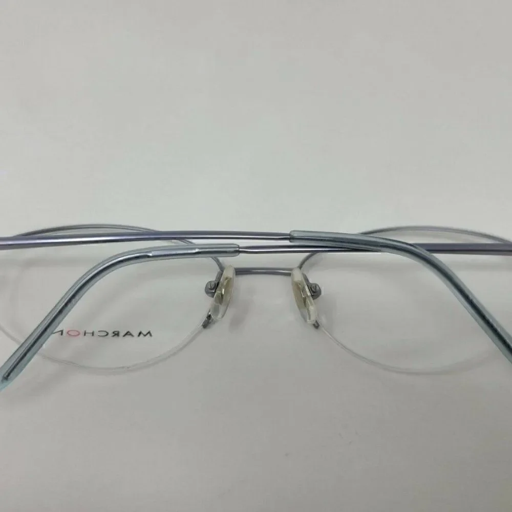 MARCHON M130 455 HALF RIM EYEGLASSES 53 18 135